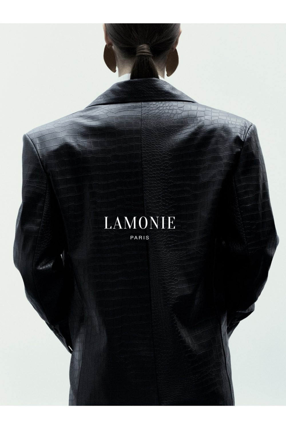 CROCO BLACK COAT