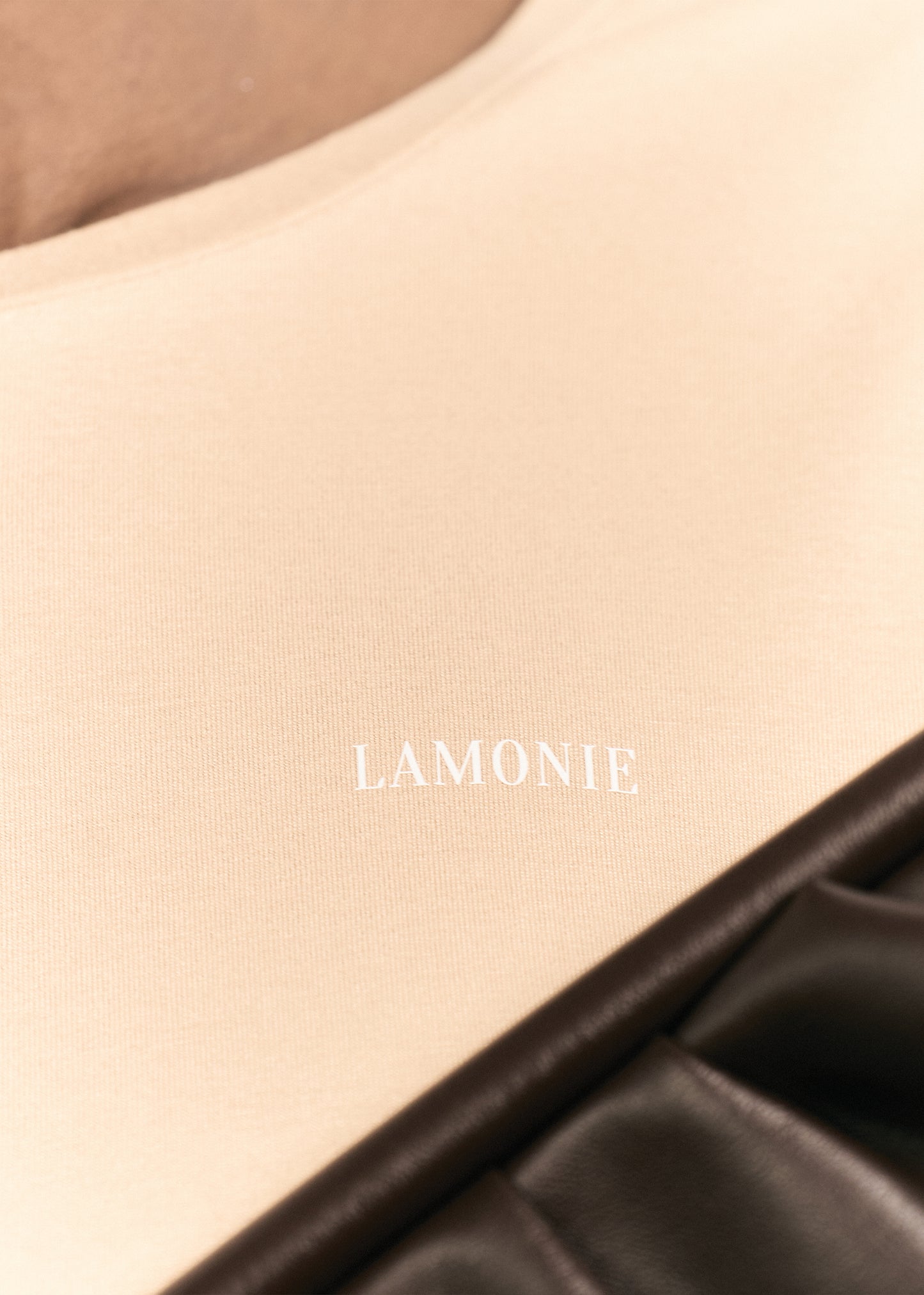 BEIGE LONG-SLEEVE TOP