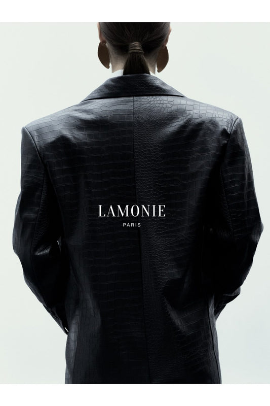 CROCO BLACK COAT