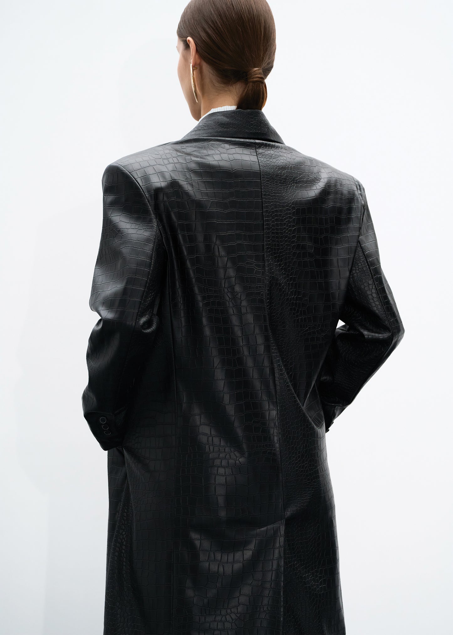 CROCO BLACK COAT