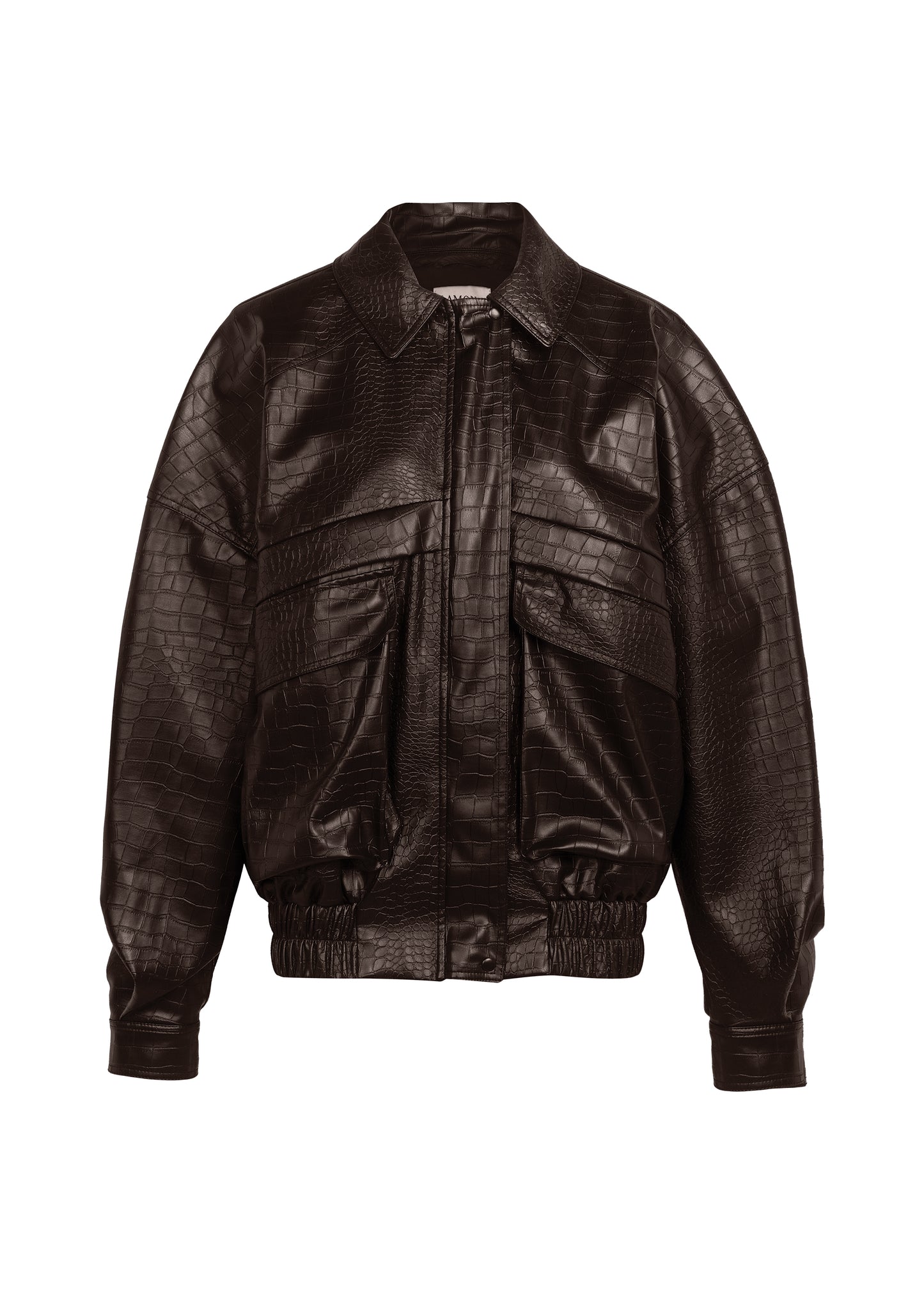 CROCO BOMBER IN BROWN