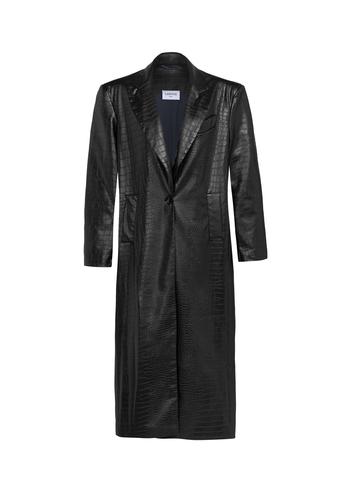 CROCO BLACK COAT