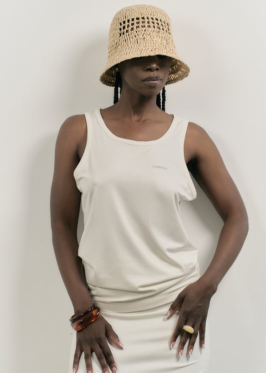 WHITE TANK TOP
